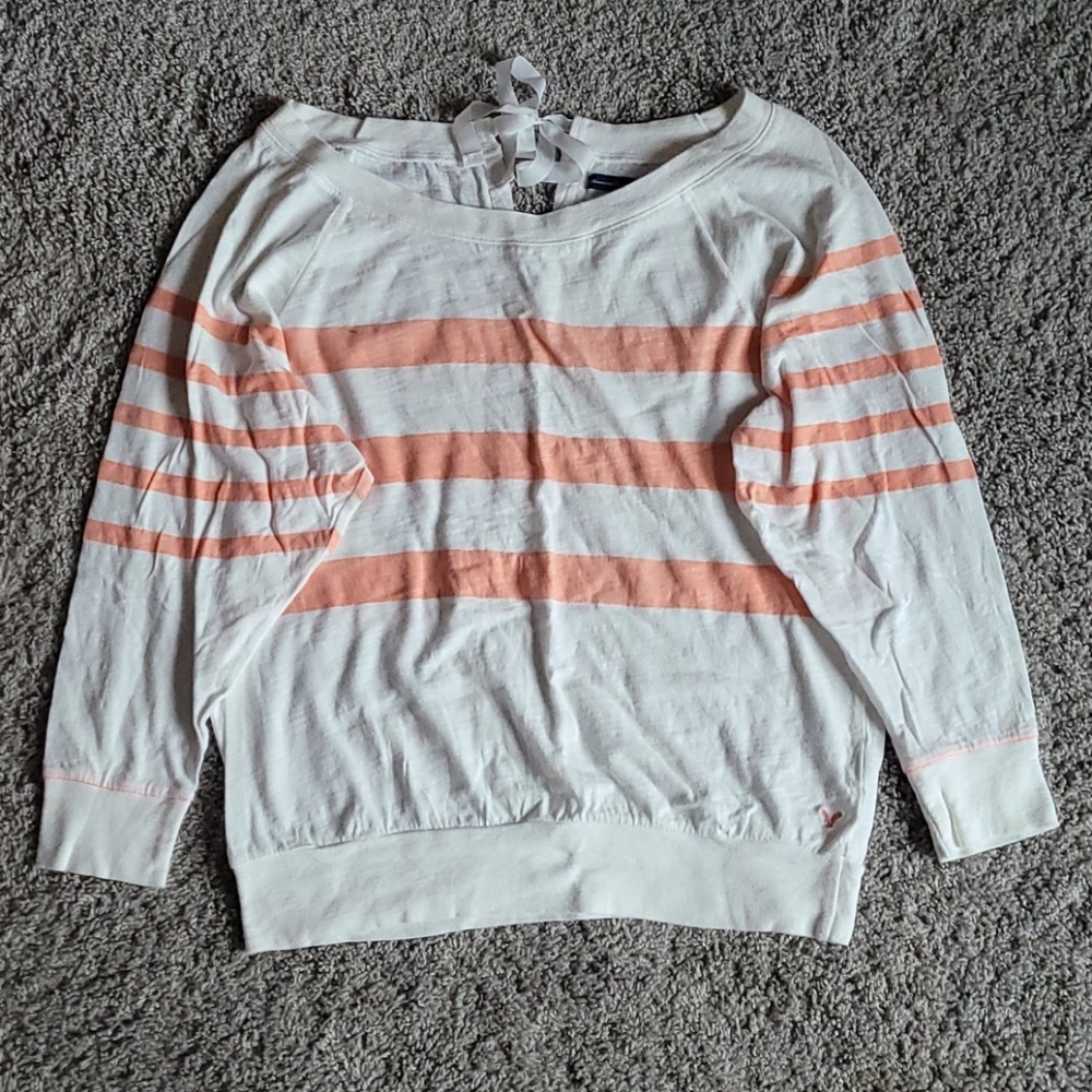 American Eagle Striped Blouse